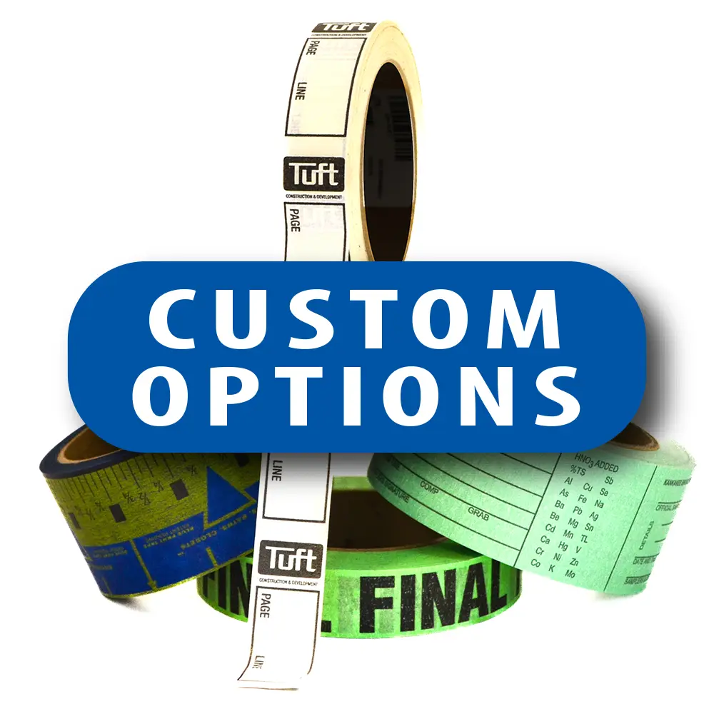 Custom Tape Sizes